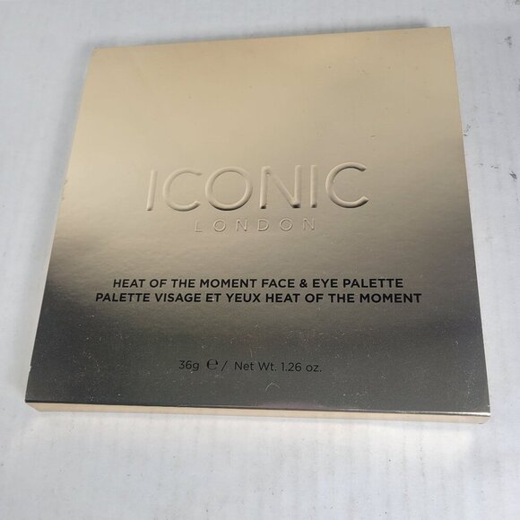 Iconic London Heat of the Moment Vegan Makeup Beauty Cosmetic Face & Eye Palette - Picture 1 of 4